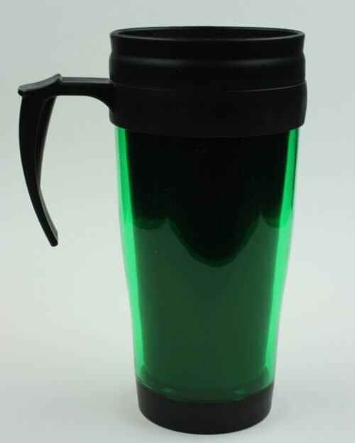 Reusable travel mug with lid